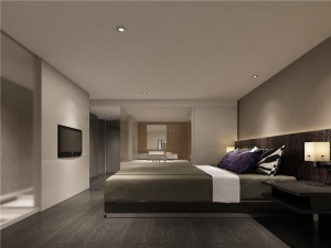上海晨林花苑90平米三居室简约风格卧室