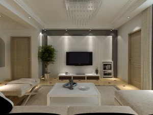 上海丁香公寓125平米三居室现代风格案例图
