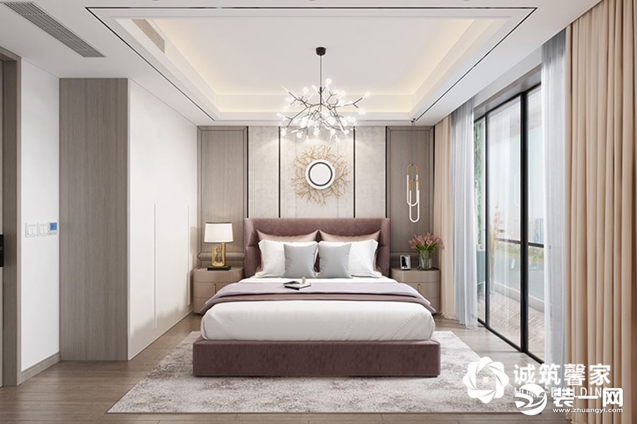 客房，整个客房的色调以暖色系为主，卧室最主要的功能是还原舒适性