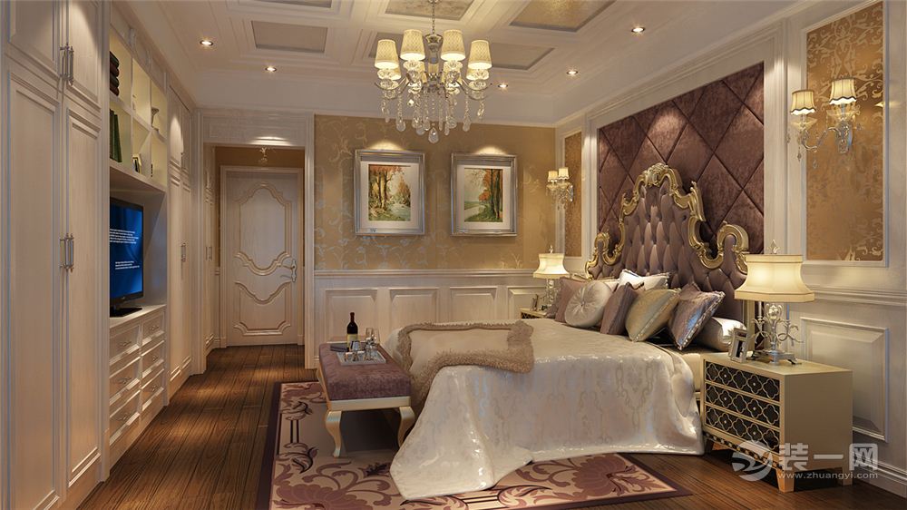 佳乐国际175平米传统欧式-卧室