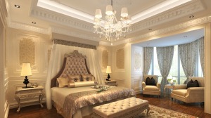 城南一号190平米欧式新古典风格-卧室