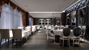 大邑餐厅700平米新古典混搭风格