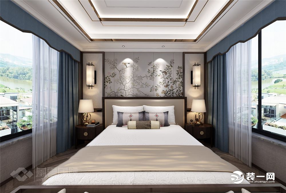 卧室布置较为温馨，作为主人的私密空间，主要以功能性和实用舒适为考虑的重点。