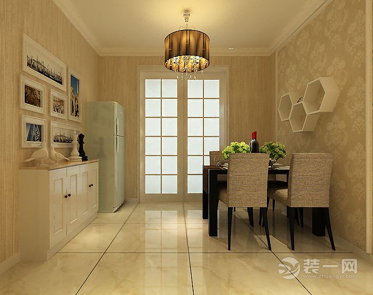 郑州保利百合-109平米三居室-现代简约风格
