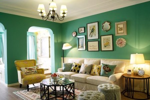 【好百年】紫薇永和坊141㎡美式清新绿三室两厅