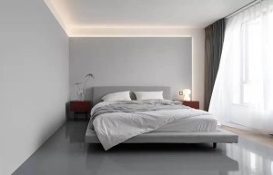 清新舒适的次卧室，整体色彩的搭配和软装窗饰以白色为主色调，增加了空间的温馨和档次感。