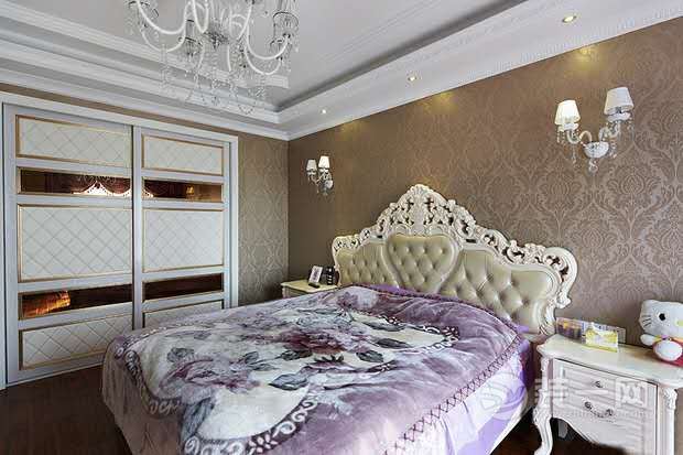 建赢设计 锦棠三居室-欧式风格 营造浪漫温馨的风情