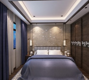 中式古典豪华风格-卧室