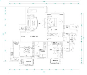  【合建装饰】世纪花园 现代轻奢三室-设计图