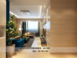 【百建华茗装饰】香榭丽现代时尚装修实景图