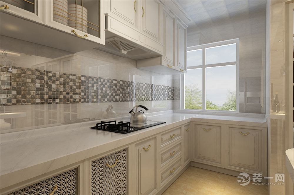 九洲湾景汇65平二居室现代风格装修效果图厨房