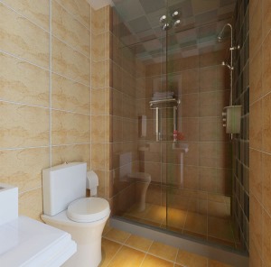 保利达翠堤湾82平二居室现代风格装修案例卫生间