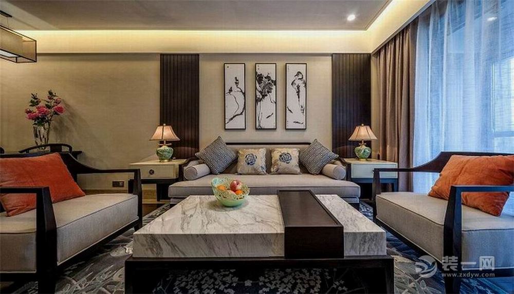 中式客厅，优雅大气，是您的选择