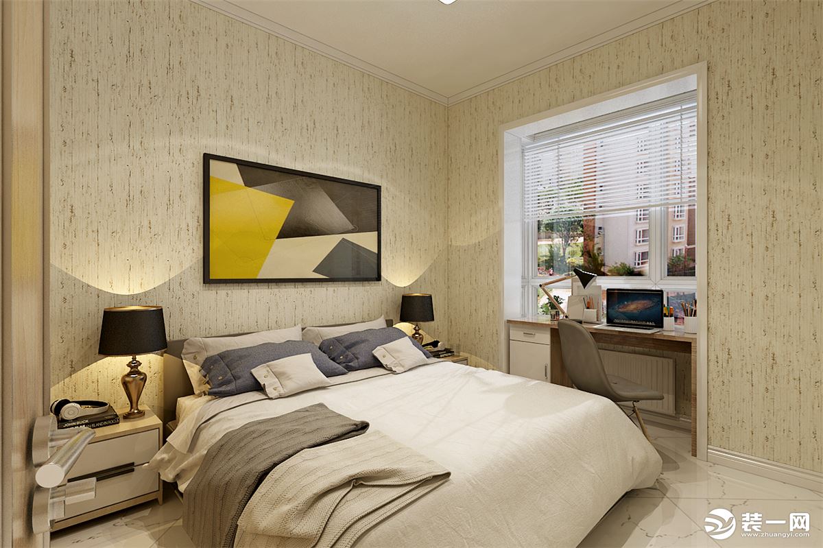 哈尔滨华润装饰 恒祥空间42㎡一室一厅现代简约风格效果图