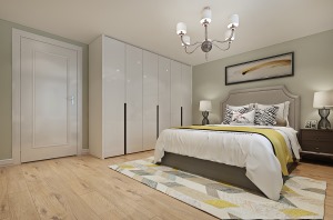 托斯卡纳loft两室一厅两卫极简风格设计效果图