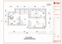 120平米 名流花园 简欧风格 户型图1