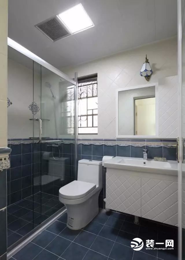 原乡曼谷125㎡三居室现代简约风格装修效果图卫生间
