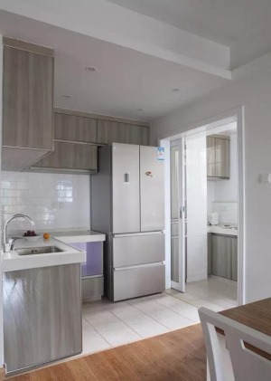 原乡曼谷125㎡三居室现代简约风格装修效果图厨房