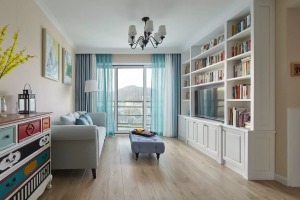 中海国际190㎡三居室美式风格装修效果图