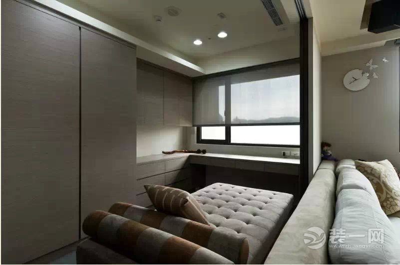 武汉金地圣爱米伦90平两居室小户型现代简约次卧效果图