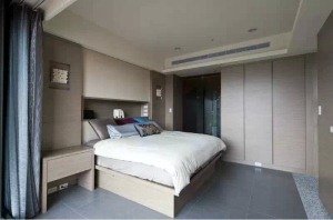 武汉金地圣爱米伦90平两居室小户型现代简约卧室效果图