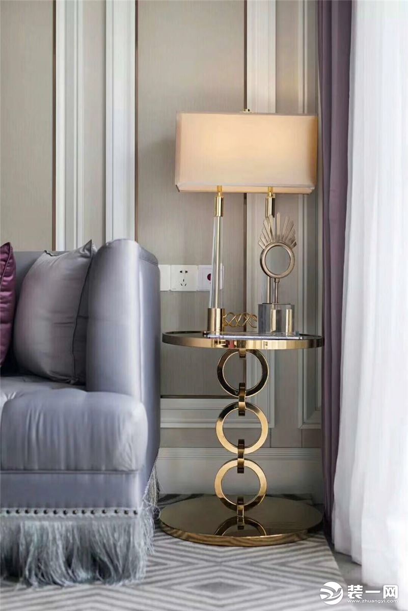北稍门标牌市场家属院90㎡西安紫苹果装饰北欧风设计案例-客厅沙发设计