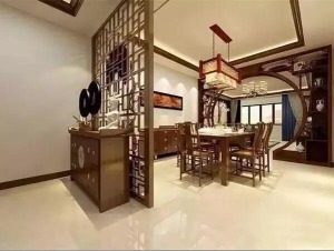 【陕西紫苹果装饰】三居室-中式风格案例