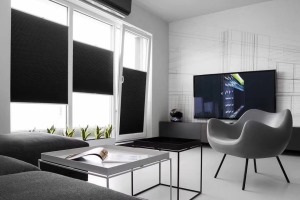 一室一厅经典黑白灰现代简约风格-紫苹果装饰：13709125792