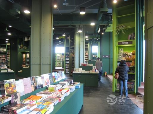 【水晶石装饰】苏州儿童书店小清新风格装修中庭效果案例