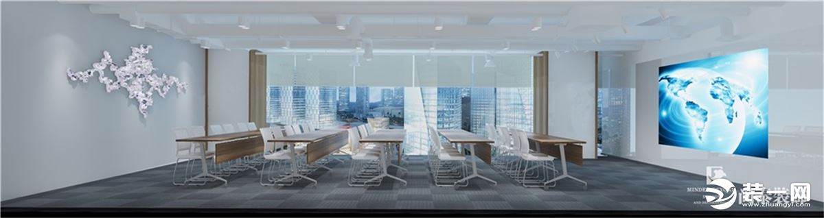 中瑞1000平办公室装修设计效果图影厅