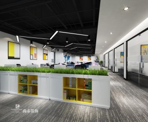 安泰生物工程有限公司现代风格办公室装修案例