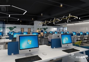 办公区  环球易购3600平办公室装修设计效果图