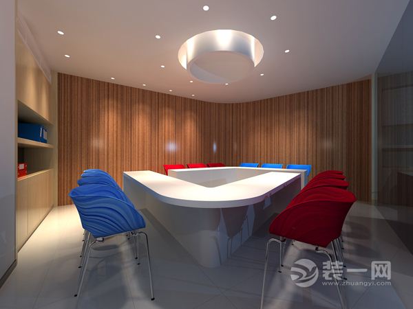 郑州时尚创意贸易公司办公室设计图--会议室