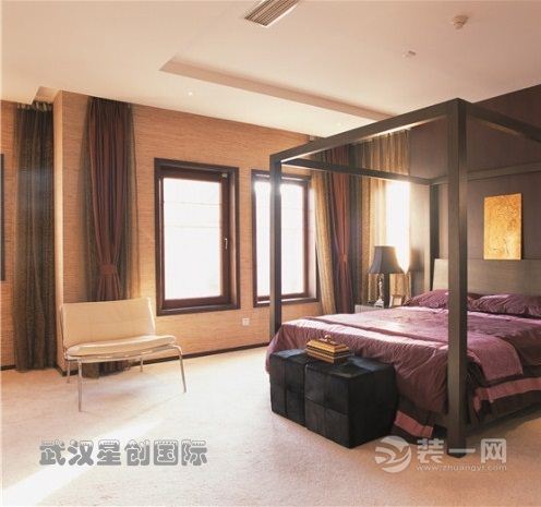 武汉星创国际289平新中式风格别墅装修案例