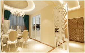 哈尔滨中海雍景西岸105平米三居室现代风格餐厅