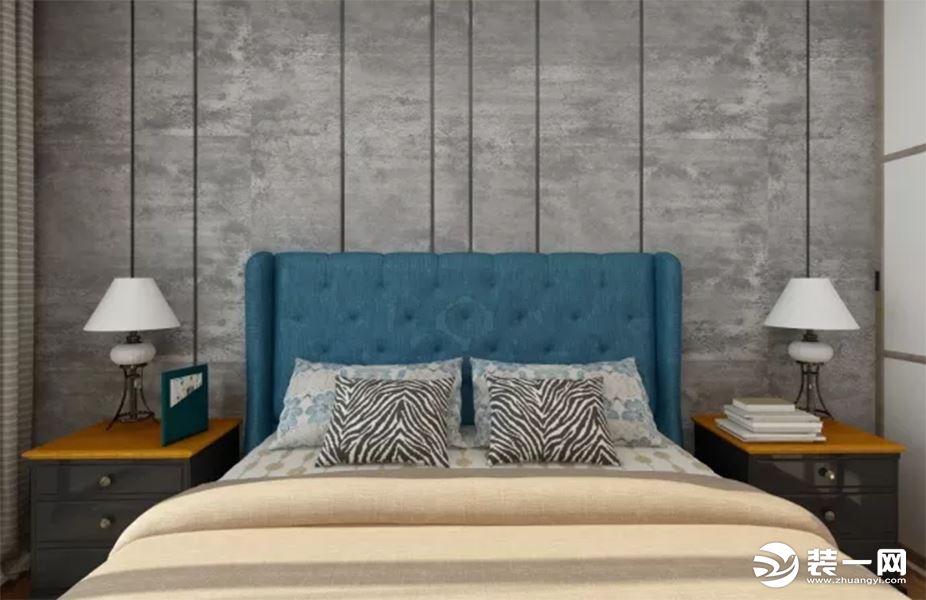 隔层卧室简单结构与舒适功能的结合，靠墙面的点缀营造出轻松随意的生活氛围，带来的是恬静舒适的享受。