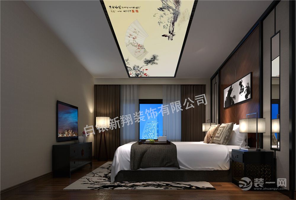 新中式一楼卧室