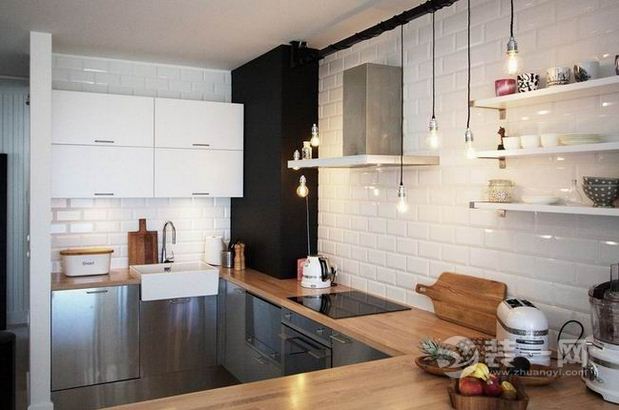 武汉保利心语 90平米二居室现代简约风格装修 厨房