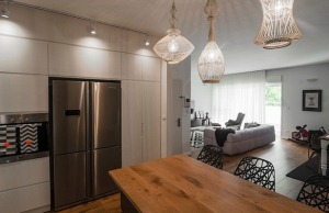 武汉橡树湾2期90平三居室现代简约风格装修厨房