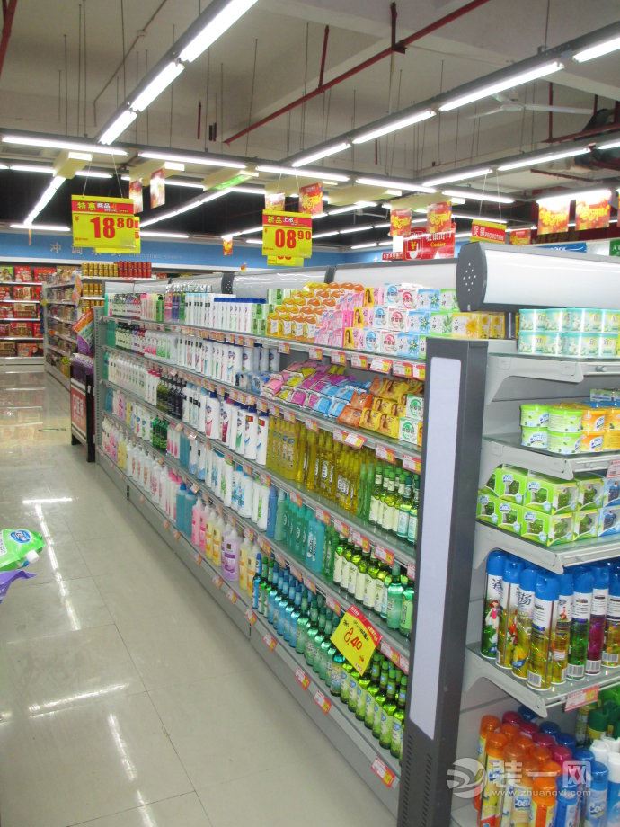 货架展示架定做-青岛市黄岛区社区超市小卖部展柜货架制作