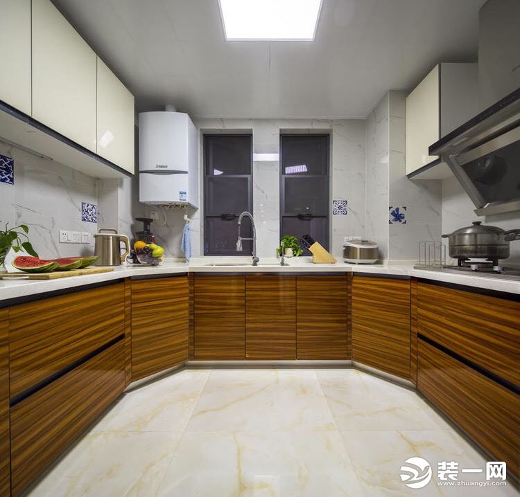 雅居乐 140平 三居室 新中式风格 厨房效果图