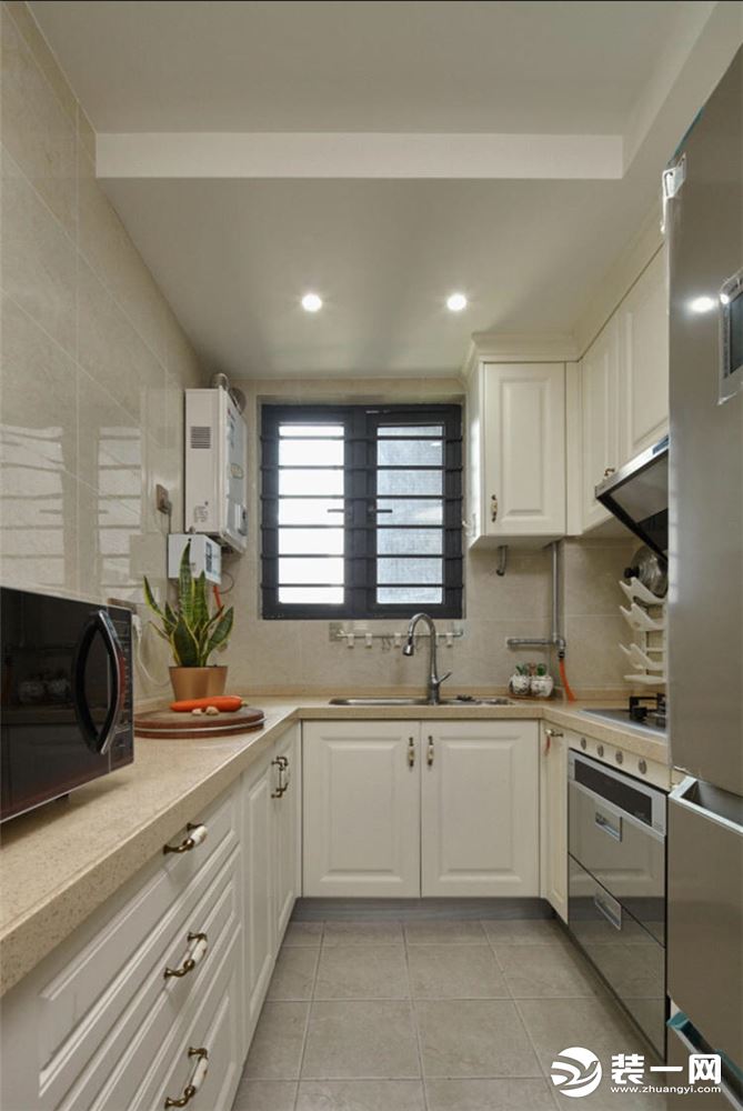 美利山城市公园 110平 三居室 欧式风格 厨房效果图