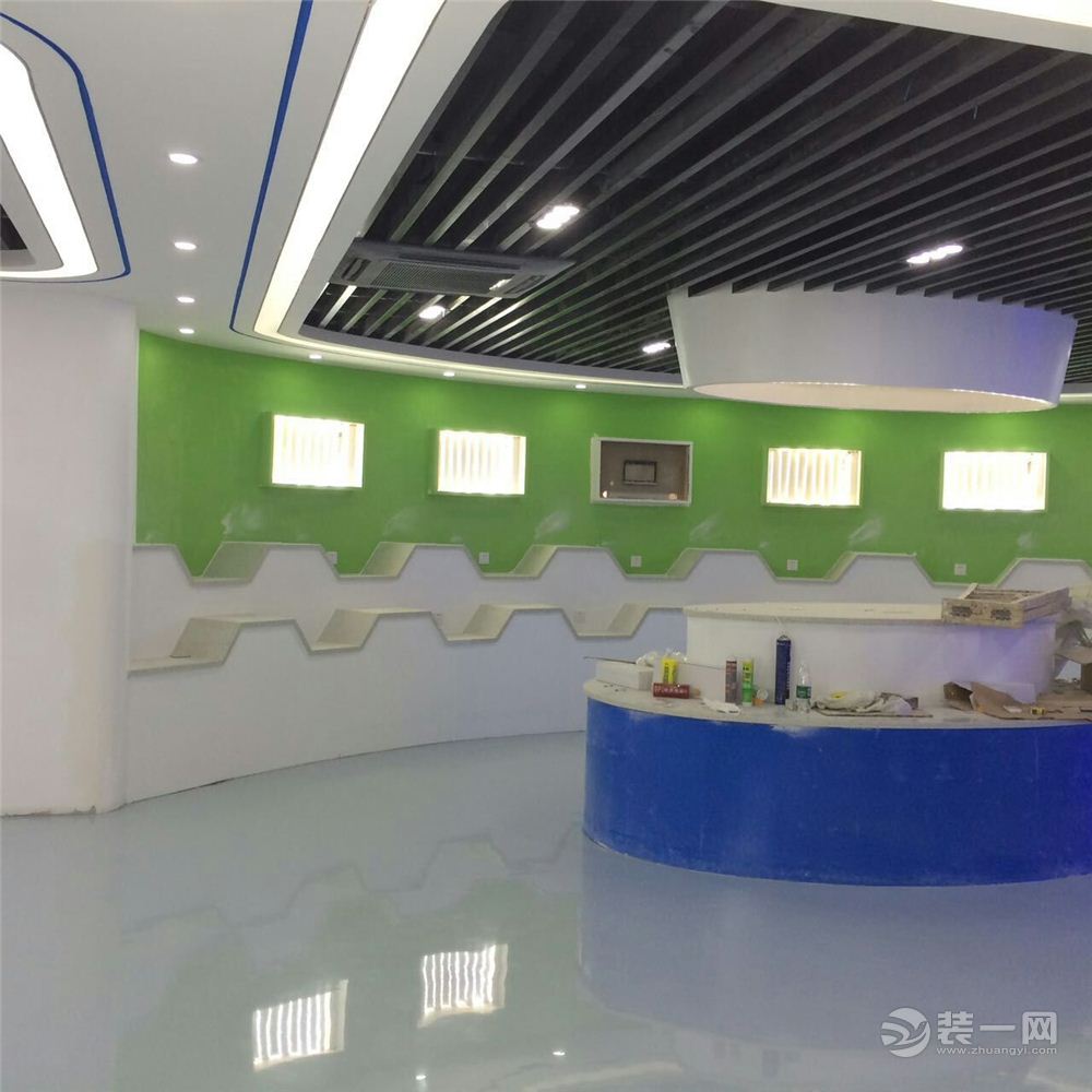 杭州科农展厅店面设计效果图