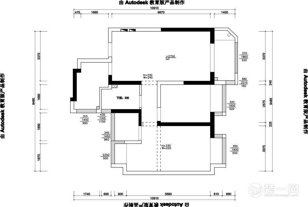 原始平面图