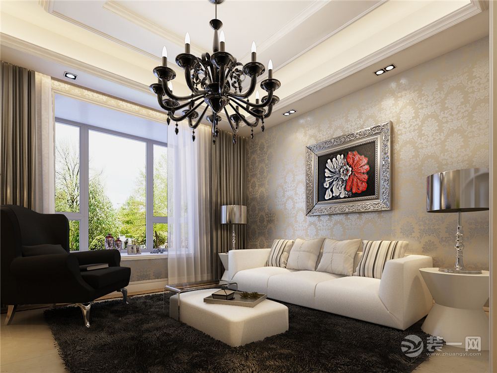 鑫远和城 128平 三居室 造价28万 混搭风格