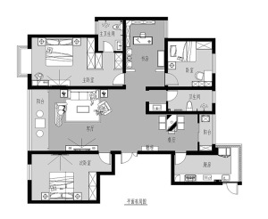 安和小区 170平方 四室两厅装修案例