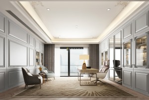 香山美墅-美式风格-260㎡四居室-全包120万