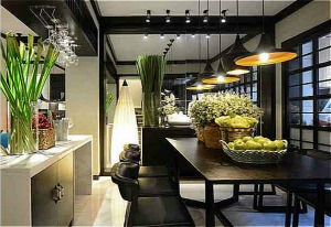 韩城国际150平中式风格三居室餐厅