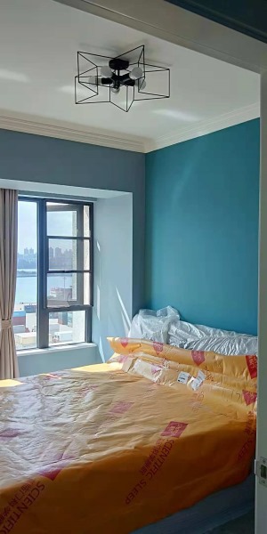 保利中央海岸海南保利中央海岸三居室150平简约装修样板卧室