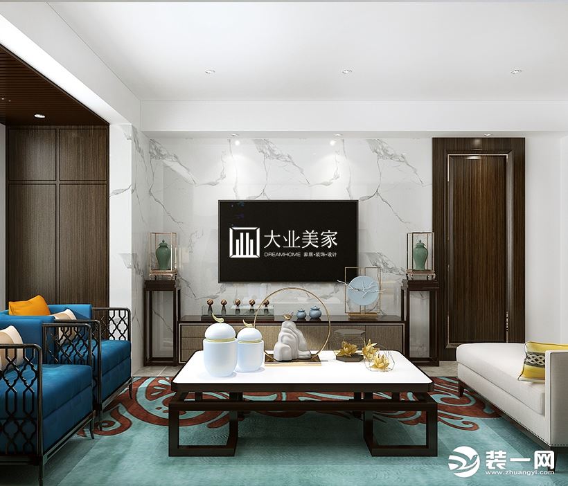 客厅 新中式风格中的家具大多是古典家具或者是现代家具与古典家具的结合